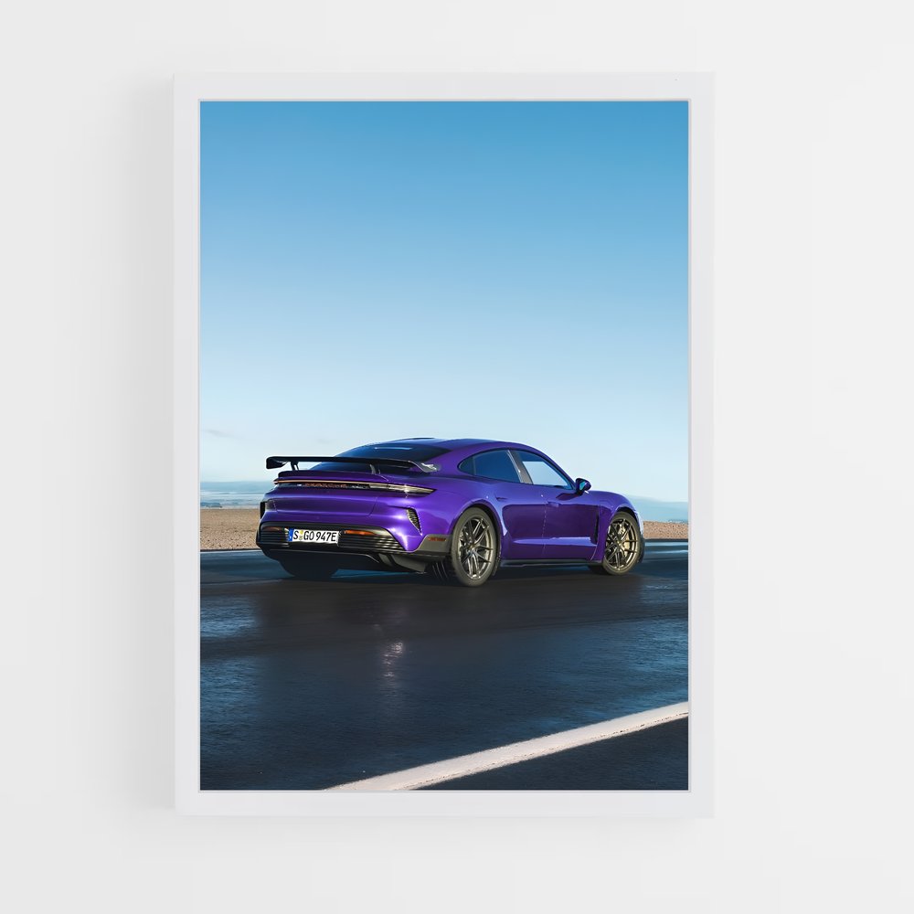 Poster Turbo GTR – affiche Porsche (vue 3)